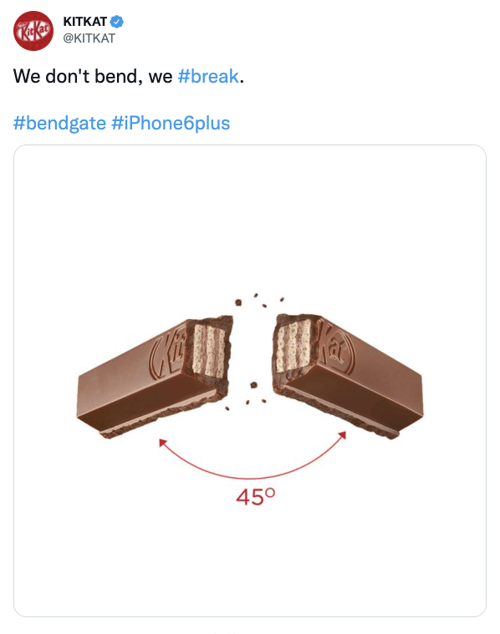 Esimerkki Kitkatin toteuttamasta uutiskaappauksesta Twitterissä.