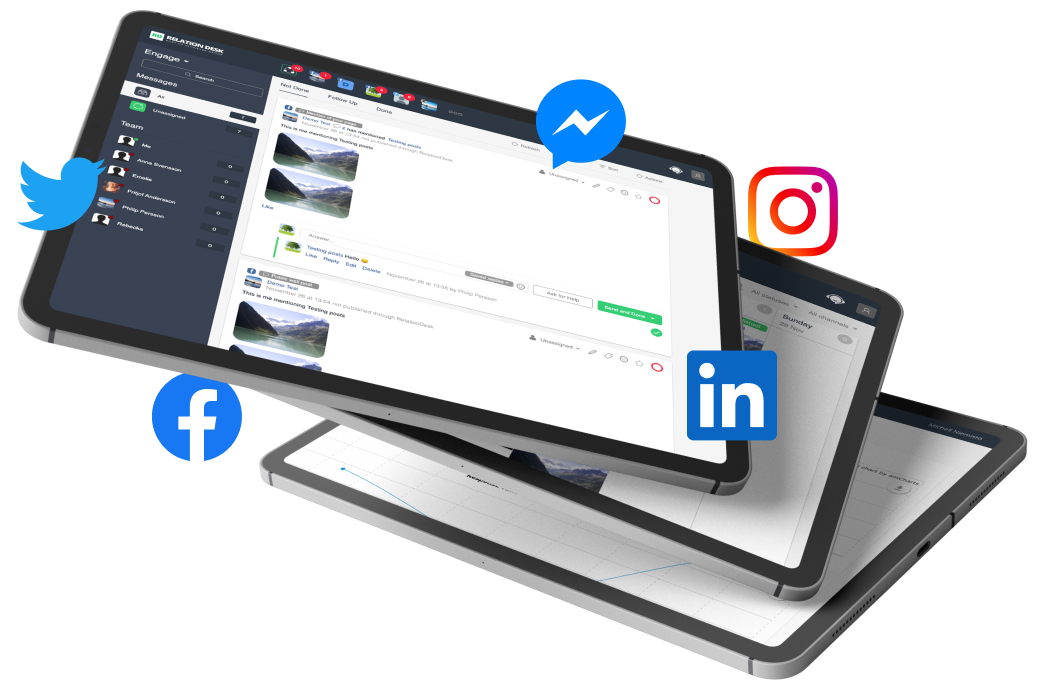 RelationDesk - a  social media management platform